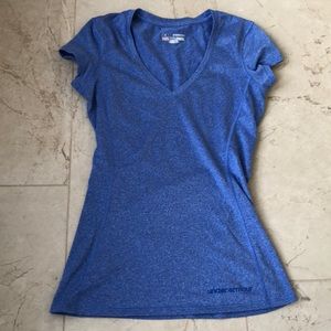 Under armour heat gear v neck t shirt